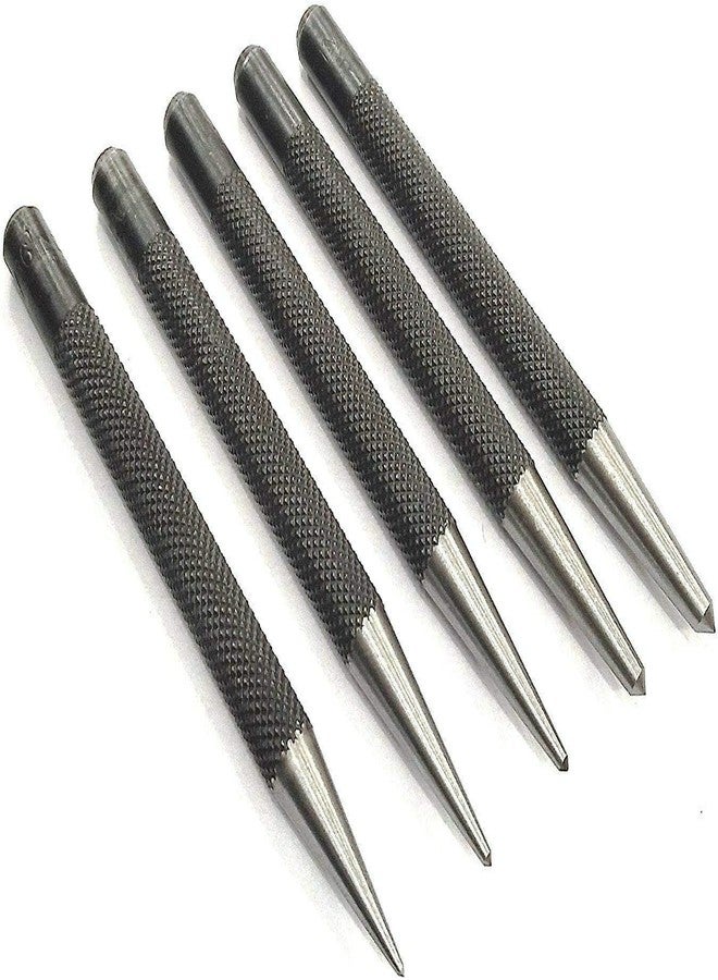 BUYOHLIC Set of 5 Pcs Center Punch-Imperial Standard Hard Metal-Wood Working Hand Tools - Image 2